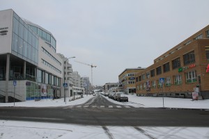 Gladengveien og usikker is på teglverksdammen 021